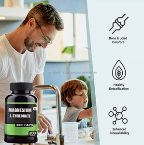 ASAP OEM Magnesio L-Threonate 500mg Cápsulas-Suplemento nutricional de grado alimenticio para adultos para mujeres embarazadas Memoria energética - Product Image 3