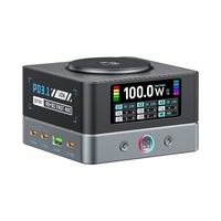 Cargador de Escritorio GaN de 200w - Carga Rápida Inteligente, Alta Potencia, Multi-puerto, Universal para Teléfonos y Tabletas
