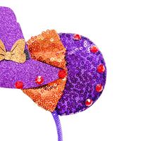 Nouveau Halloween souris oreilles bandeaux femmes fête Cosplay mauvais gars bandeaux filles Festival cadeau enfants bricolage cheveux accessoires