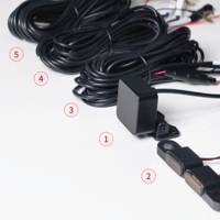 Système de détection d'angle mort pour moto 77 GHz, capteur d'avertissement de collision arrière BSD LCA RCW 55 m pour la sécurité des deux-roues