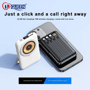 Cargador Portátil Ultra Delgado con Logotipo Personalizado, Carga Rápida, Magnético, Inalámbrico, 10000mAh, con Soporte para Cables USB-C para Teléfono Celular - Product Image 3