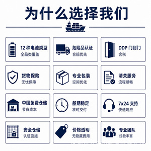 Transporte Marítimo de Baterías de Iones de Litio de Shenzhen a Países Bajos, Entrega Puerta a Puerta DDP, Transporte de Mercancías Peligrosas - Product Image 3