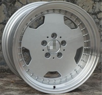 Jantes YQ Deep Lip 18*8 18*9 pouces, roues en alliage plaqué argent, 5*112 PCD