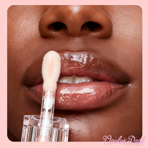 Conteneur carré vide pour huile à lèvres en PETG transparent de 6 ml, applicateur, tubes de gloss à lèvres de luxe avec emballage personnalisé, vente en gros - Product Image 3