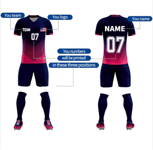 Elegantes uniformes deportivos y de fútbol personalizados unisex, camiseta de fútbol para hombre con nombre de equipo '<span class=keywords><strong>Argentina</strong></span>' - Product Image 2