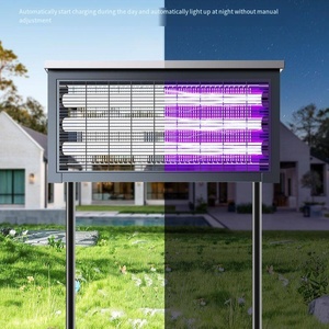 <span class=keywords><strong>Lampe</strong></span> d'éclairage solaire à détecteur radar <span class=keywords><strong>anti</strong></span>-moustiques pour jardin, villa, terrasse, pelouse, série étanche IP65 pour extérieur - Product Image 5