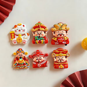 Imán <span class=keywords><strong>de</strong></span> Resina 3D con Diseño <span class=keywords><strong>de</strong></span> Gato <span class=keywords><strong>de</strong></span> <span class=keywords><strong>la</strong></span> Suerte y <span class=keywords><strong>Dios</strong></span> <span class=keywords><strong>de</strong></span> <span class=keywords><strong>la</strong></span> Riqueza del Año del Caballo 2026, Souvenir <span class=keywords><strong>de</strong></span> Año Nuevo para Decoración del Hogar y Regalo, Venta al Por Mayor - Product Image 1