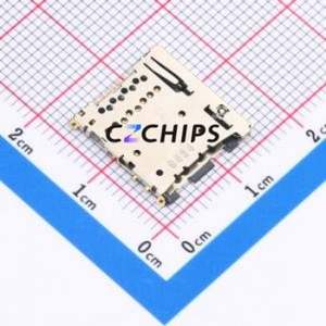 ST12S010VBAR1800 SD Card / Memory Card Connector Connector Plug-In Type MicroSD Card (TF Card) 1.4mm - Product Image 1