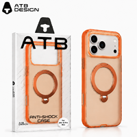 Étui de protection haut de gamme ATB Premium Armor avec support réglable pour iPhone 17 18 Pro Max – Coque de téléphone magnétique antichoc intelligente