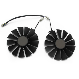 95 มม. 4PIN T129215SM PLD10010S12H T129215BM สำหรับเอซุส สตริกซ์ RX 470 580 570 <span class=keywords><strong>GTX</strong></span> <span class=keywords><strong>1050</strong></span> TI 1070 TI 1080TI กราฟิกการ์ด - Product Image 2