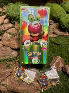 Paquete de Gemas Pokémon Original, Auténtico, Oficial, Recién Lanzado, Vol.6, Exquisito Set de Cartas Coleccionables con Diseño de <span class=keywords><strong>Applin</strong></span> Brillante - Product Image 5