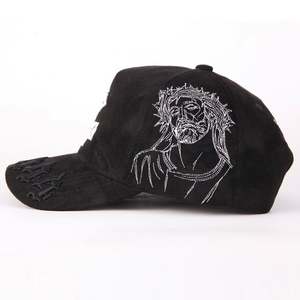 Gorra de Béisbol Deportiva 3D de Alta Calidad con Forro de Satén, Unisex, Logotipo Personalizado, Gorras de Algodón con Visera de Gamuza Negra, 5 Paneles - Product Image 4