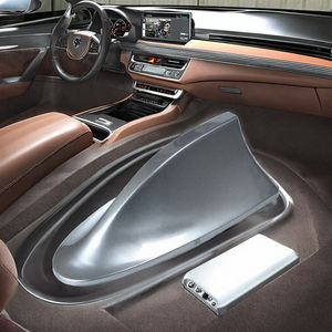 Antena Universal <span class=keywords><strong>para</strong></span> Automóvil, Diseño Aerodinámico Modificado, Antena de Aleta de Tiburón, Antena de Techo, Señal de Antena de Plástico, 400-470 MHz - Product Image 4