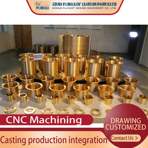 Cojinete de precisión para maquinaria Buje de cobre no estándar personalizado Bronce Latón para trituradora Manguitos de perforación Procesamiento de fundición - Product Image 2
