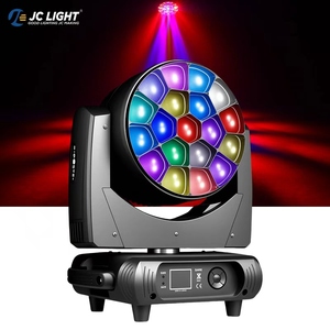 Mini 19*40 Wát Bee Eye di chuyển đầu đèn 19 cái 40 Wát Big Bee Eye RGBW Led zoom rửa di chuyển đầu đèn cho sân khấu - Product Image 1
