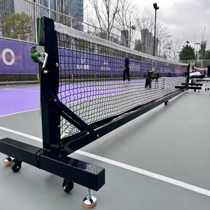 Custom professionale da competizione in polietilene resistente zincato tubo in lega di alluminio comodo ruote Pickleball netto - Product Image 5