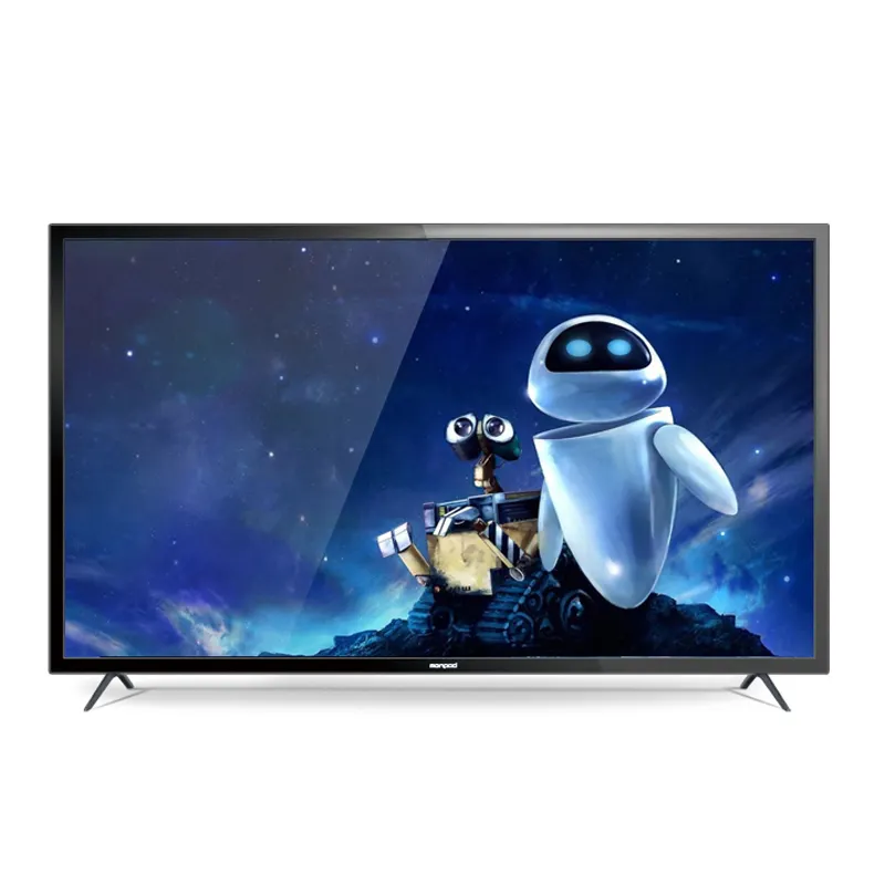 Tv modelos ultra fino preto, abs od20 design espelhado rede uhd led lcd 55 polegadas 4k smart tv