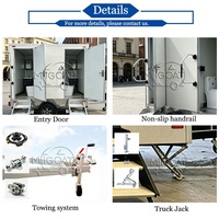 Promotion : Remorque WC Mobile 2 Postes à Essieu Unique avec Lavabo et Miroir pour Événements Extérieurs et Chantiers