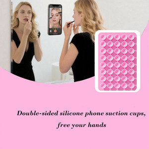 40 capsule Double face in gomma siliconica ventosa porta telefono mani libere forte presa per Pad per cellulare - Product Image 2