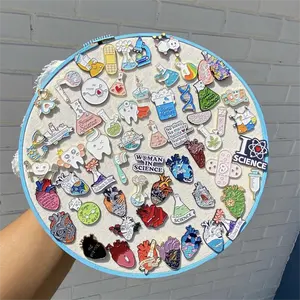 RTS Hot Sale Metall Emaille Pin Anime Cartoon Charakter Pin Physikalische Chemie Medizin PIN für die Sammlung - Product Image 1