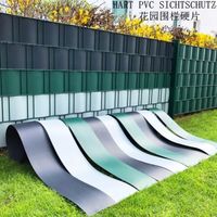 Yitex winddichte PVC-schuttingpanelen en -palen met coating, tuinprivacy met 3D-modellering