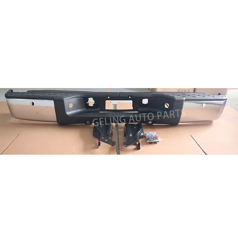 Complete Rear Bumper – Fits 2007-2013 Chevy Silverado & GMC Sierra 1500 (Black Steel, Unfinished)
