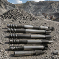 Adaptateur de tige de marteau perforateur forgé haute dureté pour pièces de foreuse à roche Atlas Copco Sandvik