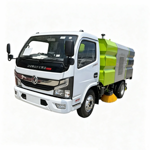รถกวาดถนนดูดฝุ่นขนาดเล็ก Dongfeng 4 คิว ราคาถูกในฮอนดูรัส - Product Image 1