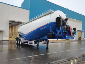 Semirremolque de Cisterna para Polvo <span class=keywords><strong>Seco</strong></span> de Estructura Estable, 3 Ejes, 40 Toneladas, 25-30cbm, Transporte a Granel para Canteras - Product Image 6