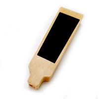Poignée de bière personnalisée Home Brew Poignée de robinet gravée en bois Tableau noir réutilisable DIY Craft Beer Robinet Bar Accessoire Décor