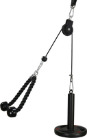 Barre de traction robuste en acier avec poignées, accessoire pour machine à câble et haltères, pour la musculation à domicile, unisexe
