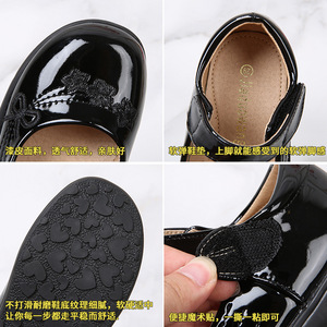 <span class=keywords><strong>Scarpe</strong></span> in Ecopelle per Ragazze Estate 2025 Suola Morbida da Ballo Stile Britannico Moda <span class=keywords><strong>Scarpe</strong></span> Singole Nere per Bambini Traspiranti con Chiusura a Strappo - Product Image 4