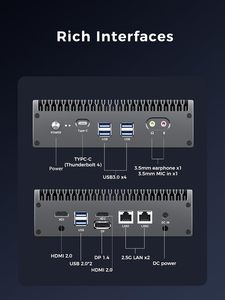 Mini PC: Viene equipado con 16 GB de RAM DDR4 y un SSD PCIe 4.0 de 1 TB para tiempos de arranque rápidos y multitarea fluida. Core i7-1265U - Product Image 5
