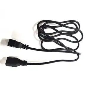 Heavy Duty 14 AWG Computer Power Cord IEC 320 C19 to IEC 320 C20 Extension Cord