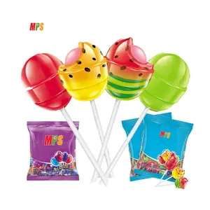 Individueel Verpakte Pops Zoete Aardbei Met Taaie Kauwgom Midden Lolly 'S Perfect Voor Feesten En Vakanties