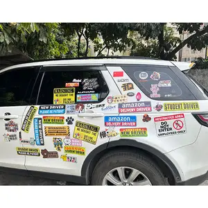 Outdoor Custom Printed Magnetic Strong Auto Promotion Car Sticker Logo Custom Adhesive Car 3d Sticker