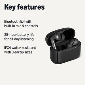 หูฟังไร้สายแบบสัมผัส รุ่น True Wireless Stereo สำหรับเล่นกีฬา แบบกึ่งใส่ในหู - Product Image 3