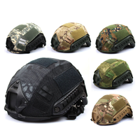 Housse de casque de camouflage tactique pour chasse CS Housse de casque de sport pour casque Ops-Core FAST PJ