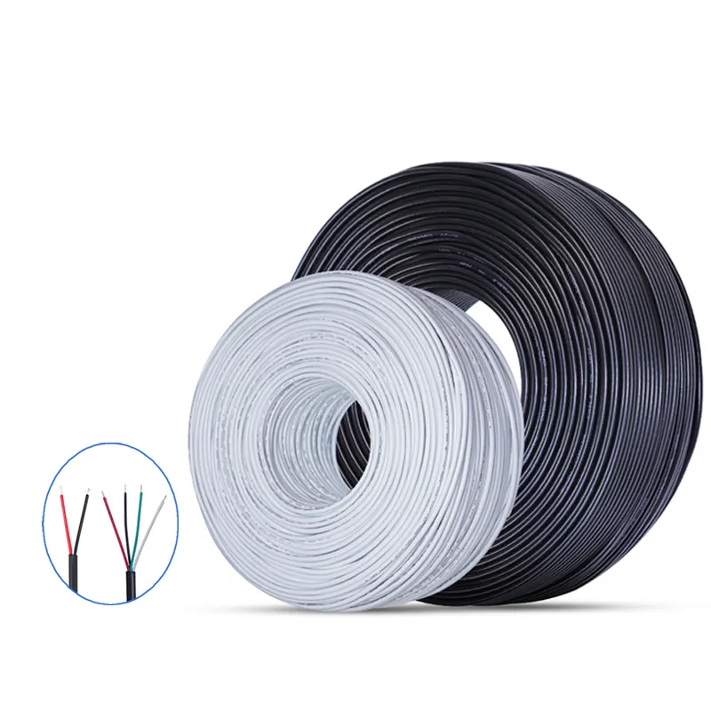 20awg 24awg 26awg 28awg awm UL2464 Cable de múltiples núcleos 2 núcleos 4 núcleos Pvc Flexible Cables de datos USB Cable de funda