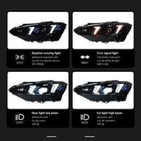Feux avant pour BMW Série 4 G82 G22, phares LED 2021-2024, feux de jour, clignotants, feux de route, style Fangs, lentille de projecteur