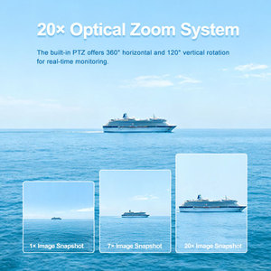 Caméra IP PTZ à double spectre Icape S2 8K AI 33MP 4/3" CMOS 18,84 mm <span class=keywords><strong>x</strong></span> 10,60 mm Capteur thermique Zoom optique 20x Vision nocturne 4G ROHS - Product Image 5