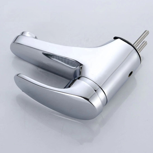 Robinet de lavabo en alliage, fourni par l'usine, avec tige extractible, siphon escamotable et poignée unique, pour le marché européen - Product Image 3