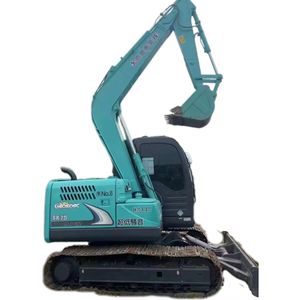 Mini-excavatrice Kobelco SK75-8 SK55 SK60-7 7 tonnes, machine de fabrication japonaise d'occasion avec de belles performances, composants principaux - Product Image 1