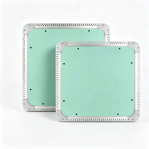 Plaque d'accès au plafond en aluminium courbée, encastrée, ronde, en forme d'arc, <span class=keywords><strong>trappe</strong></span> d'inspection pour cloison sèche, plaque <span class=keywords><strong>de</strong></span> plâtre, mur en plâtre - Product Image 1
