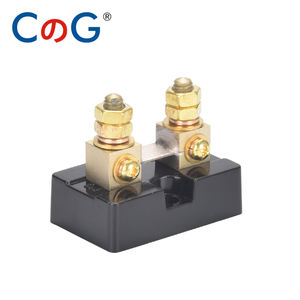 CG Tipo de EE. UU. FL-15 5A 10A 20A 50A 75A 100A 200A 300A 500A 50mV 75mV 100mV de latón eléctrica corriente DC Shunt resistencia con Base - Product Image 2
