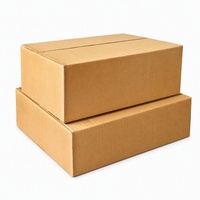 Boîtes de rangement en carton ondulé E Flute RSC personnalisées, écologiques, robustes, en kraft 5 plis, empilables, réutilisables, résistantes aux UV, faible MOQ