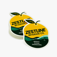 Étiquette autocollante découpée sur mesure, forme irrégulière, autocollant en vinyle imperméable, décalcomanie adhésive pour la promotion de la marque de restaurants de snacks