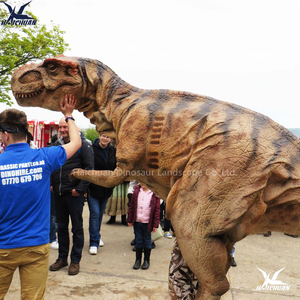 Costume de Tiranosaurus Rex grandeur nature, dinosaure mécanique T-Rex marchant, costume animatronique pour adultes, cosplay de dinosaure en vente - Product Image 2