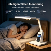 Lampe intelligente de santé L35 AI avec radar 60 GHz, moniteur de sommeil, appel SOS 4G, soins aux personnes âgées, protection des yeux, lampe de bureau