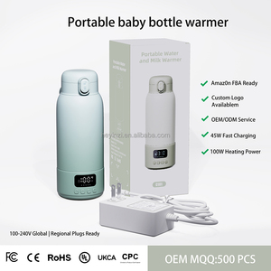 Chauffe-biberon portable 500 ml, chauffe-lait pour bébé, utilisation nomade, bouteille d'eau pour voyage/voiture sans adaptateur - Product Image 2
